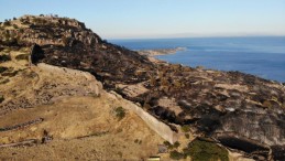 Çanakkale’de çıkan yangının verdiği zarar büyük