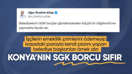 Konya Büyükşehir Belediye Başkanı Altay’dan SGK borcu açıklaması